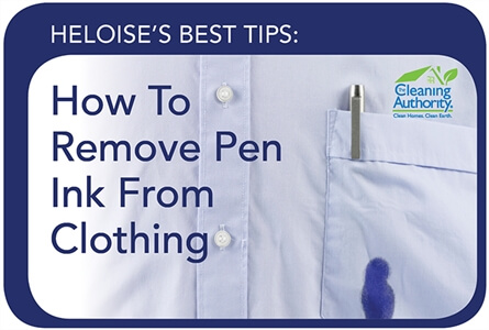 How To Remove Pen Ink From Clothing