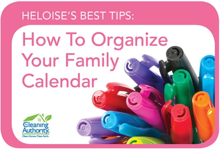 How To Organize Your Family Calendar