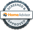 HomeAdvisor Screened & Approved Badge
