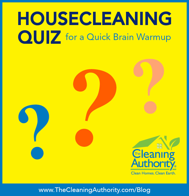 Housecleaning Quiz For A Quick Brain Warmup