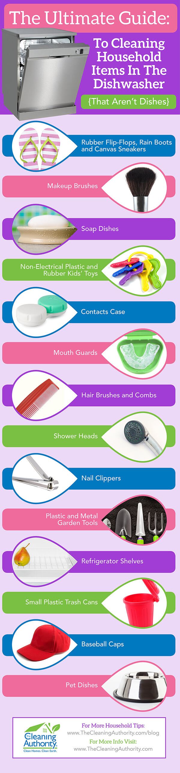 guide to cleaning household items